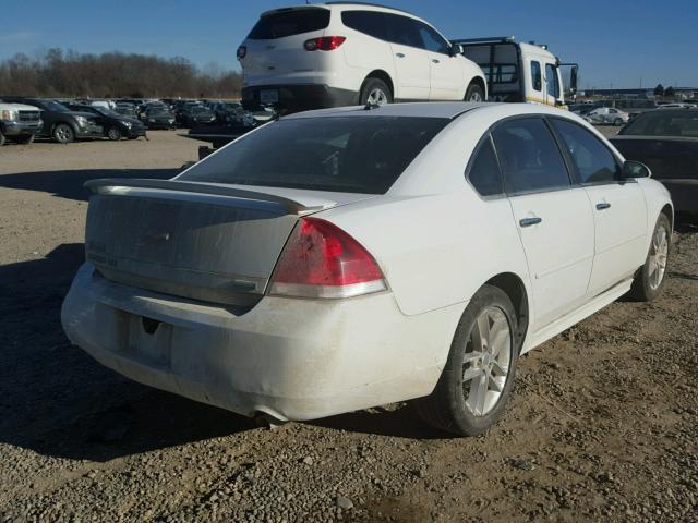 2G1WC5E30D1195022 - 2013 CHEVROLET IMPALA LTZ WHITE photo 4