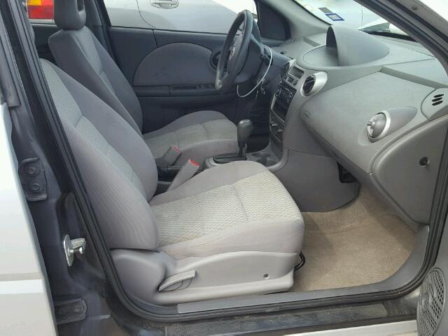 1G8AJ55F27Z115338 - 2007 SATURN ION LEVEL GRAY photo 5