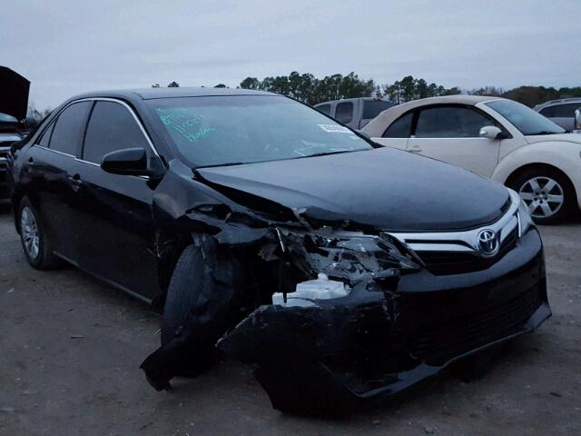 4T4BF1FKXDR291886 - 2013 TOYOTA CAMRY L BLACK photo 1