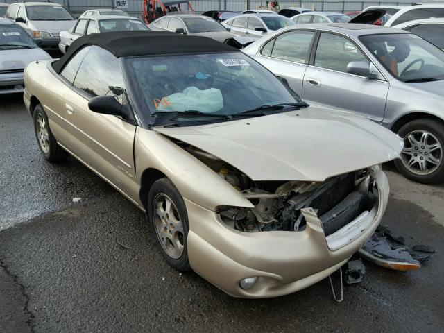 3C3EL55H1YT200574 - 2000 CHRYSLER SEBRING JX GOLD photo 1