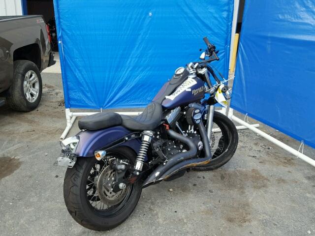 1HD1GX416AC306646 - 2010 HARLEY-DAVIDSON FXDB BLUE photo 4