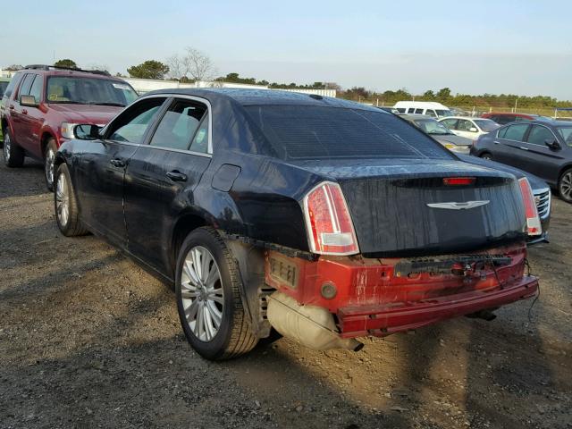 2C3CCARG7EH136465 - 2014 CHRYSLER 300 BLACK photo 3