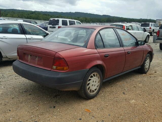 1G8ZF5283VZ390742 - 1997 SATURN SL RED photo 4