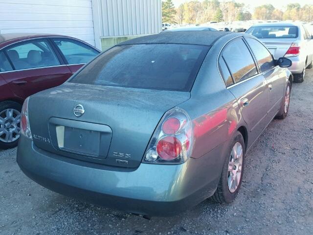 1N4AL11E66N393659 - 2006 NISSAN ALTIMA S GREEN photo 4