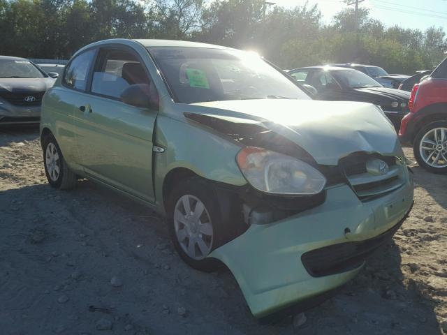 KMHCM36C97U001294 - 2007 HYUNDAI ACCENT GS GREEN photo 1