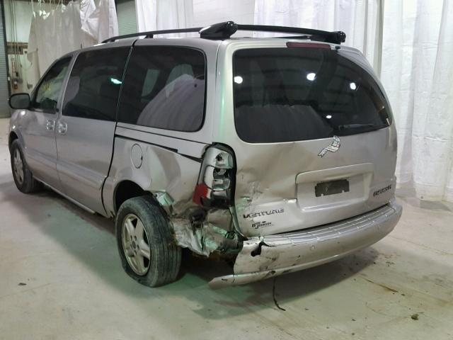 1GNDV33E95D120916 - 2005 CHEVROLET VENTURE LT GRAY photo 3