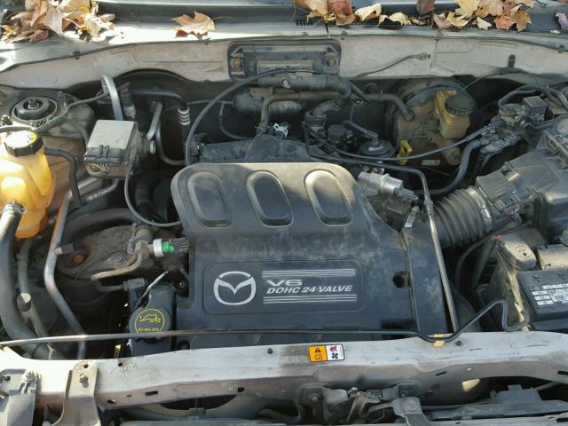 4F2YZ04183KM43114 - 2003 MAZDA TRIBUTE LX SILVER photo 7