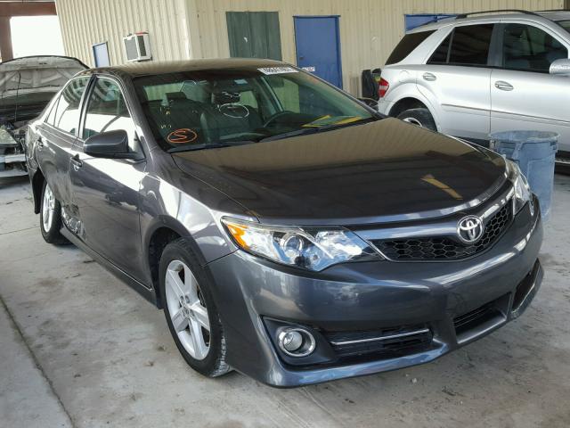 4T1BF1FK6CU147812 - 2012 TOYOTA CAMRY BASE CHARCOAL photo 1