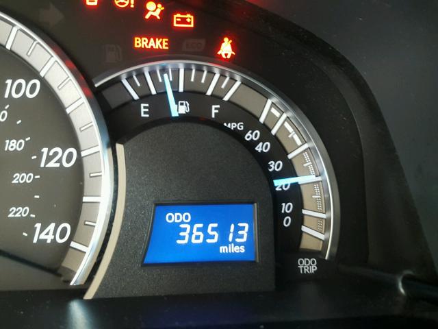 4T1BF1FK6CU147812 - 2012 TOYOTA CAMRY BASE CHARCOAL photo 8