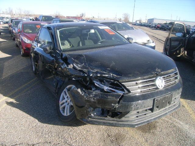 3VW167AJ5HM251802 - 2017 VOLKSWAGEN JETTA S BLACK photo 1