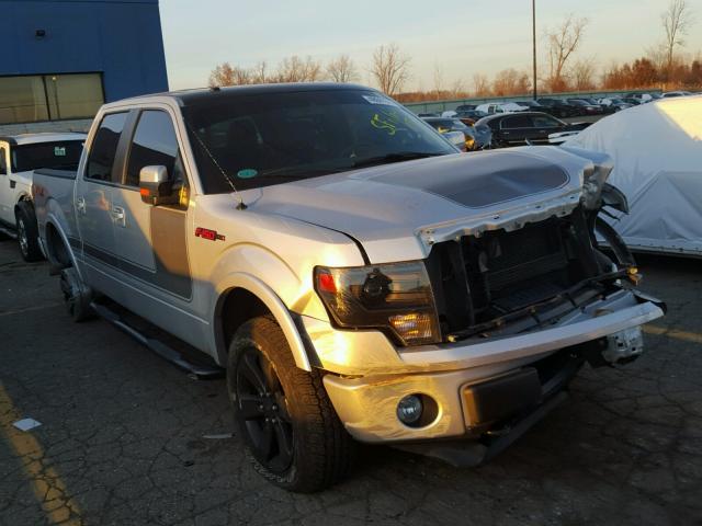 1FTFW1ET0DFA89413 - 2013 FORD F150 SUPER SILVER photo 1