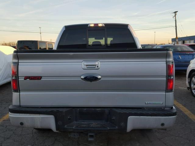 1FTFW1ET0DFA89413 - 2013 FORD F150 SUPER SILVER photo 6