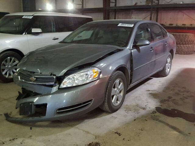 2G1WT58K789249619 - 2008 CHEVROLET IMPALA LT GRAY photo 2