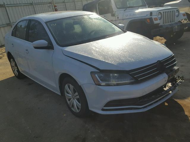 3VW2B7AJ4HM231430 - 2017 VOLKSWAGEN JETTA S WHITE photo 1