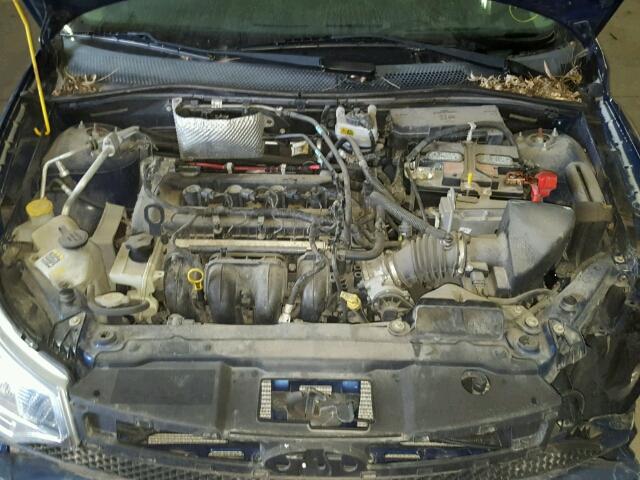 1FAHP35N98W157285 - 2008 FORD FOCUS SE BLUE photo 7