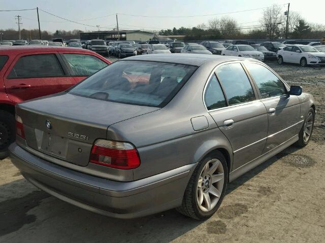 WBADT334X2GF42662 - 2002 BMW 525 I SILVER photo 4
