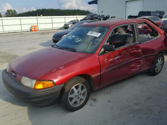 1FASP11J5SW337125 - 1995 FORD ESCORT LX RED photo 10