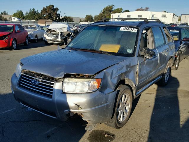 JF1SG65696H754776 - 2006 SUBARU FORESTER 2 SILVER photo 2