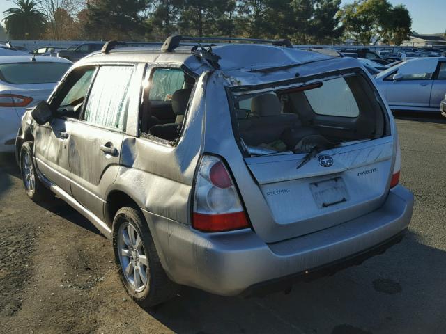 JF1SG65696H754776 - 2006 SUBARU FORESTER 2 SILVER photo 3