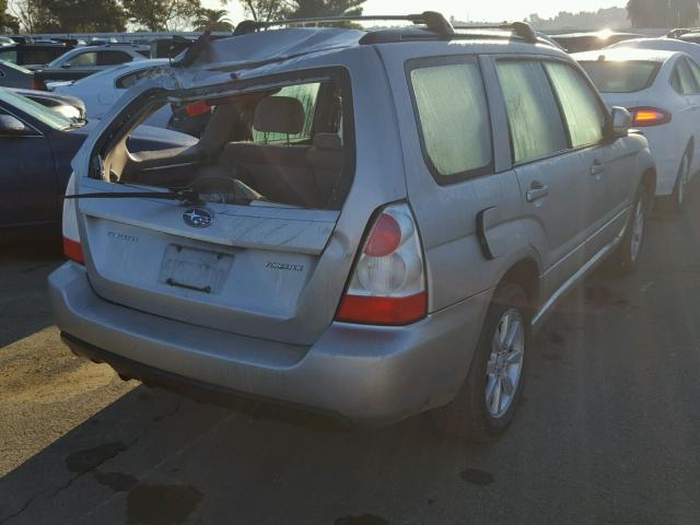 JF1SG65696H754776 - 2006 SUBARU FORESTER 2 SILVER photo 4