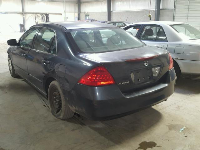 1HGCM56426A172642 - 2006 HONDA ACCORD LX GRAY photo 3