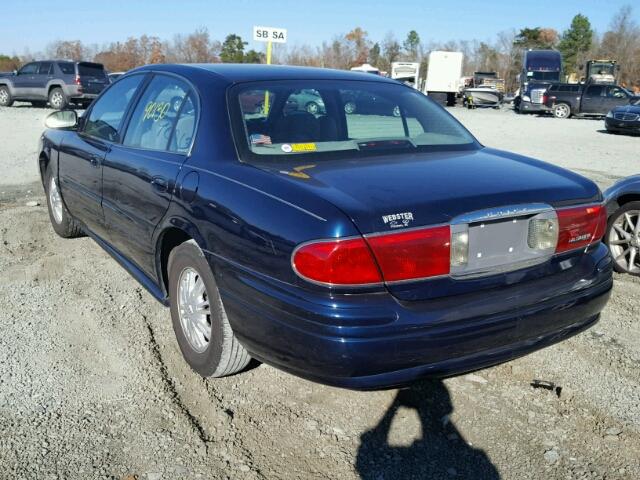 1G4HP52K134171391 - 2003 BUICK LESABRE CU BLUE photo 3