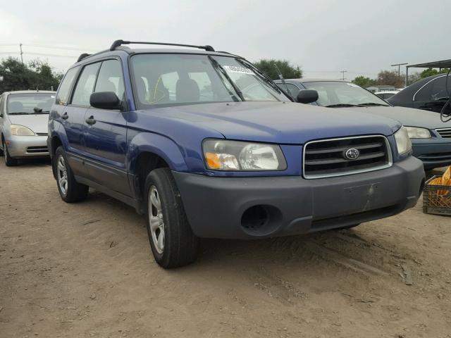 JF1SG636X3H722126 - 2003 SUBARU FORESTER 2 BLUE photo 1
