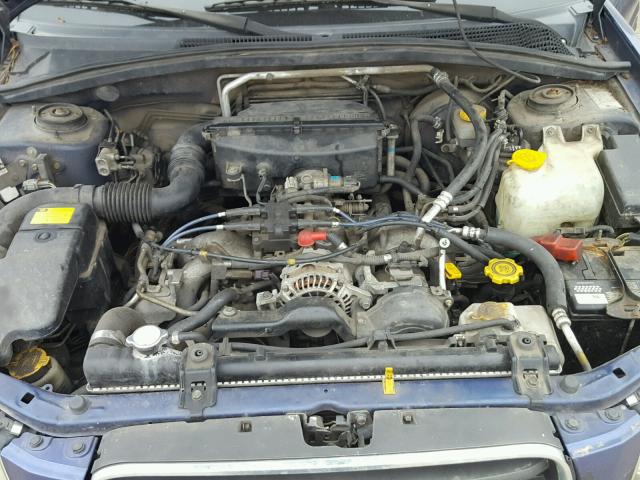 JF1SG636X3H722126 - 2003 SUBARU FORESTER 2 BLUE photo 7