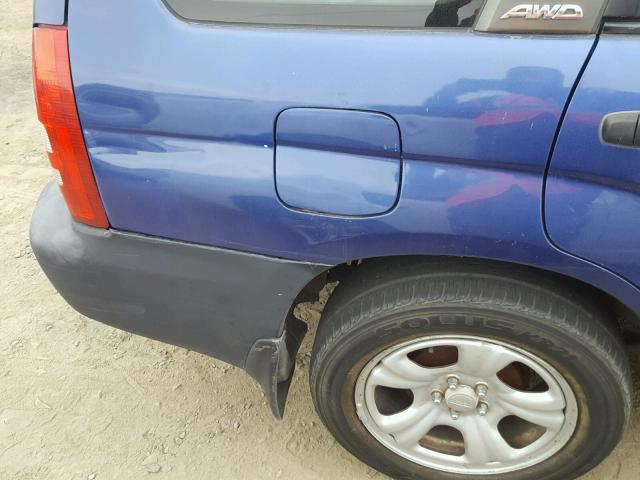 JF1SG636X3H722126 - 2003 SUBARU FORESTER 2 BLUE photo 9