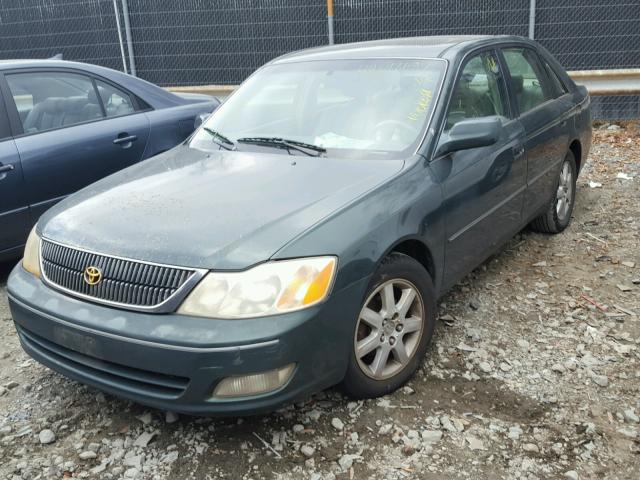 4T1BF28B0YU032262 - 2000 TOYOTA AVALON XL GREEN photo 2