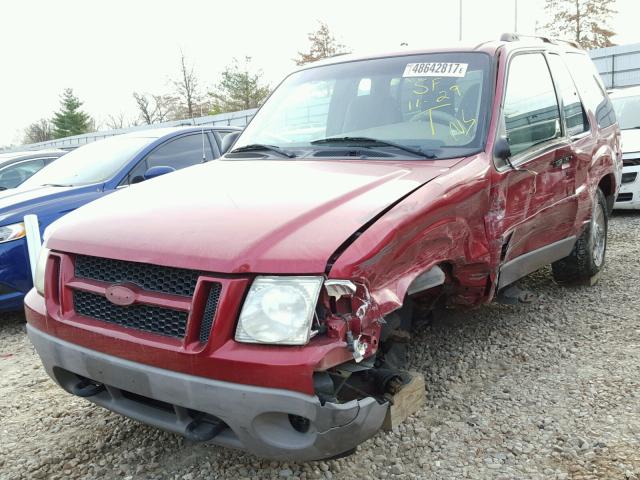 1FMCU70E31UC68388 - 2001 FORD EXPLORER S RED photo 2