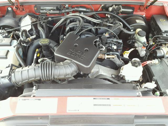 1FMCU70E31UC68388 - 2001 FORD EXPLORER S RED photo 7