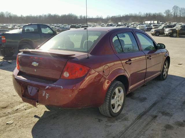 1G1AL58F487311413 - 2008 CHEVROLET COBALT LT MAROON photo 4