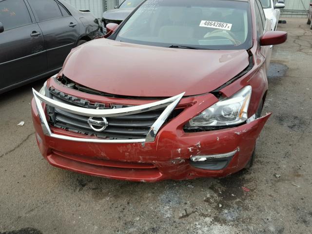 1N4AL3AP5DN583754 - 2013 NISSAN ALTIMA 2.5 RED photo 9