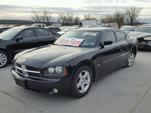 2B3CA3CV1AH242278 - 2010 DODGE CHARGER SX BLACK photo 2