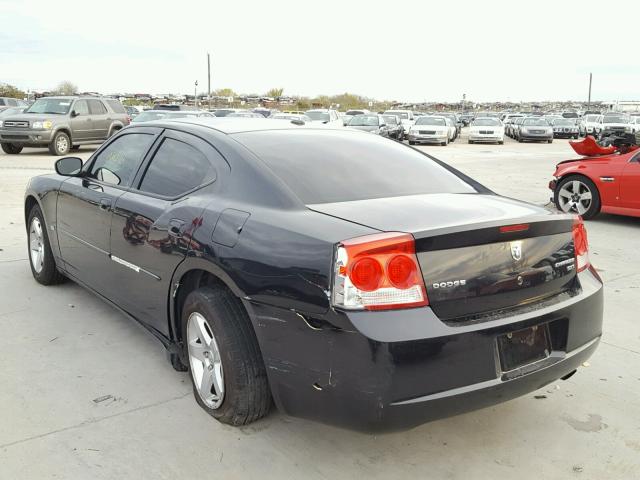 2B3CA3CV1AH242278 - 2010 DODGE CHARGER SX BLACK photo 3