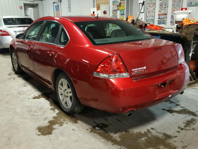 2G1WB5E33E1119508 - 2014 CHEVROLET IMPALA LIM RED photo 3