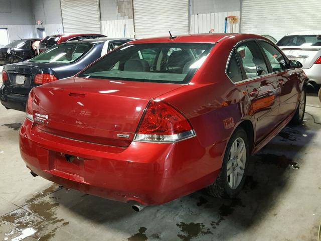 2G1WB5E33E1119508 - 2014 CHEVROLET IMPALA LIM RED photo 4