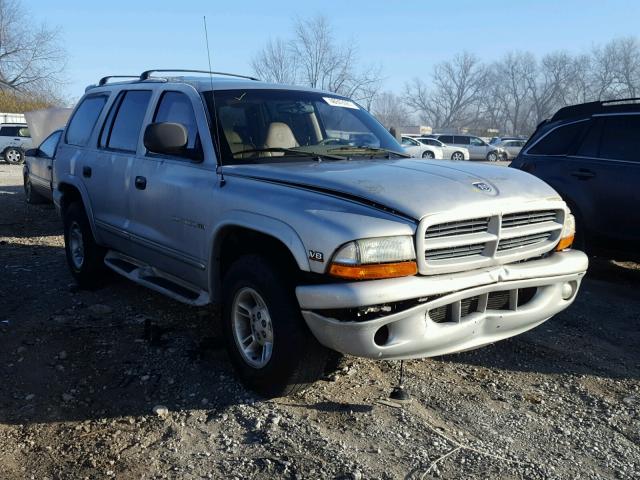 1B4HS28Z8YF114829 - 2000 DODGE DURANGO SILVER photo 1