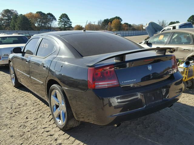 2B3LA53H28H207569 - 2008 DODGE CHARGER R/ BLACK photo 3