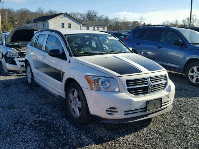 1B3HB48A99D171242 - 2009 DODGE CALIBER SX WHITE photo 1