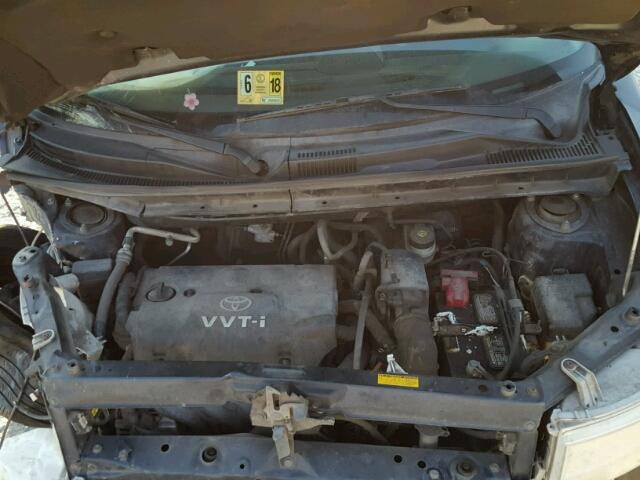 JTLKT324664103172 - 2006 TOYOTA SCION XB BLUE photo 7