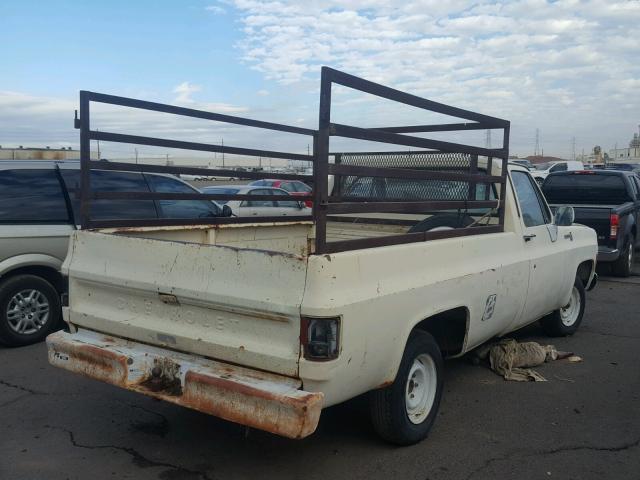 CCD14AF345152 - 1980 CHEVROLET CUSTOM DEL YELLOW photo 4