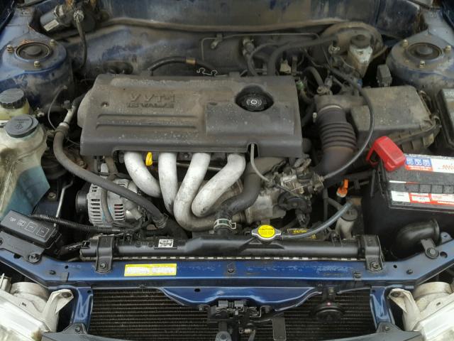 1NXBR12E21Z547029 - 2001 TOYOTA COROLLA CE BLUE photo 7