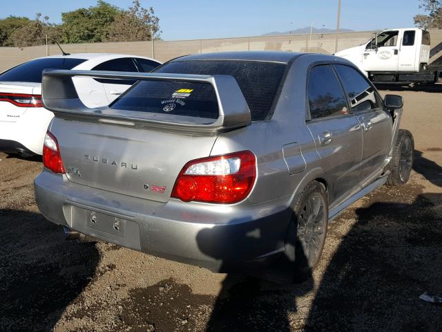 JF1GD70665L520909 - 2005 SUBARU IMPREZA WR GRAY photo 4