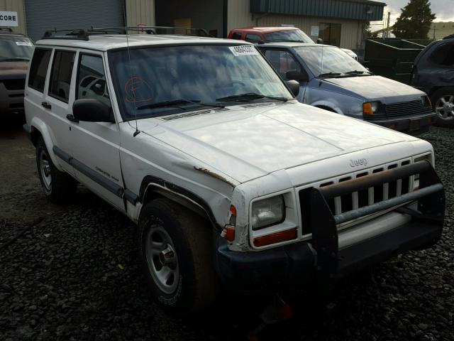 1J4FF48S4YL220283 - 2000 JEEP CHEROKEE S WHITE photo 1