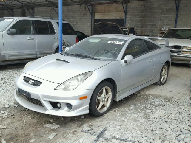 JTDDY32T620060080 - 2002 TOYOTA CELICA GT- SILVER photo 2