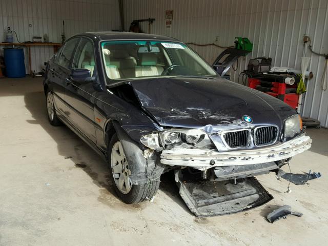 WBAAN37441NJ14195 - 2001 BMW 325 I BLUE photo 1