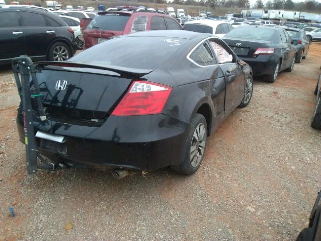 1HGCS12778A029607 - 2008 HONDA ACCORD EX BLACK photo 4