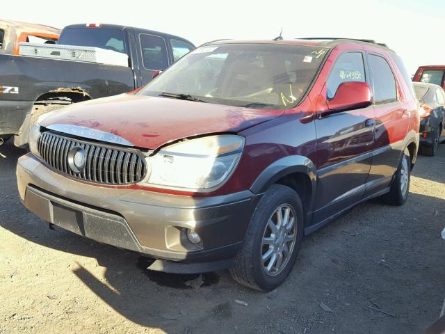 3G5DB03E75S509206 - 2005 BUICK RENDEZVOUS BURGUNDY photo 2